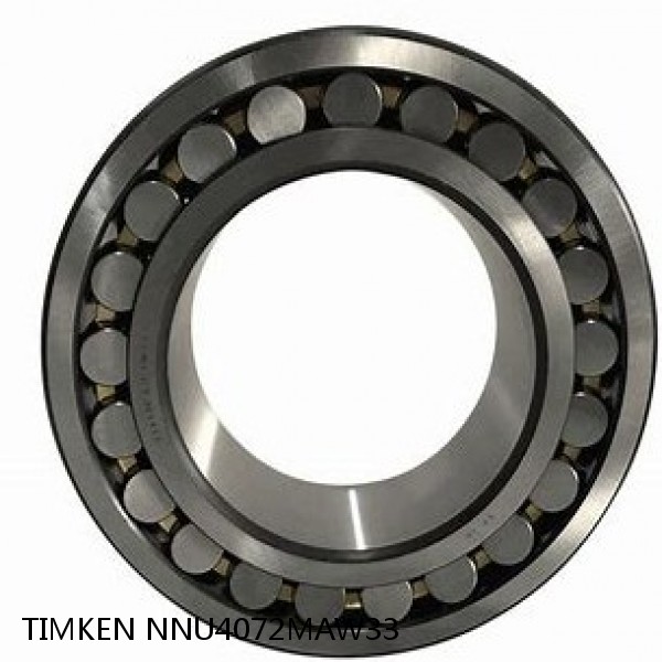 NNU4072MAW33 TIMKEN Spherical Roller Bearings Brass Cage