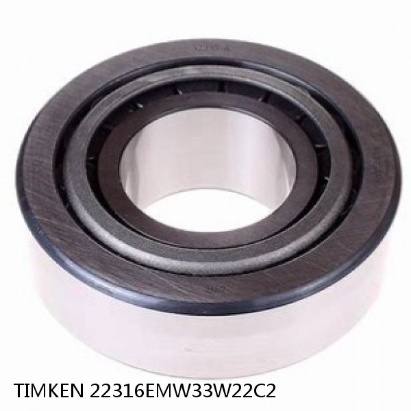 22316EMW33W22C2 TIMKEN Tapered Roller Bearings Tapered Single Metric