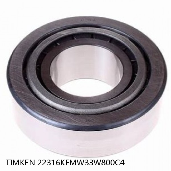22316KEMW33W800C4 TIMKEN Tapered Roller Bearings Tapered Single Metric