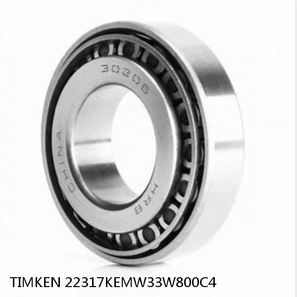22317KEMW33W800C4 TIMKEN Tapered Roller Bearings Tapered Single Metric