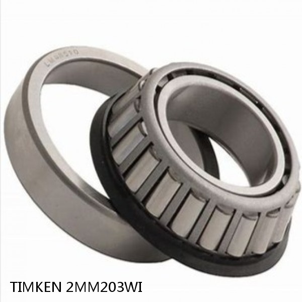 2MM203WI TIMKEN Tapered Roller Bearings Tapered Single Imperial #1 small image