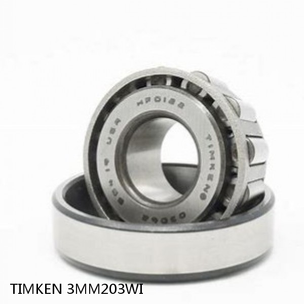 3MM203WI TIMKEN Tapered Roller Bearings Tapered Single Imperial