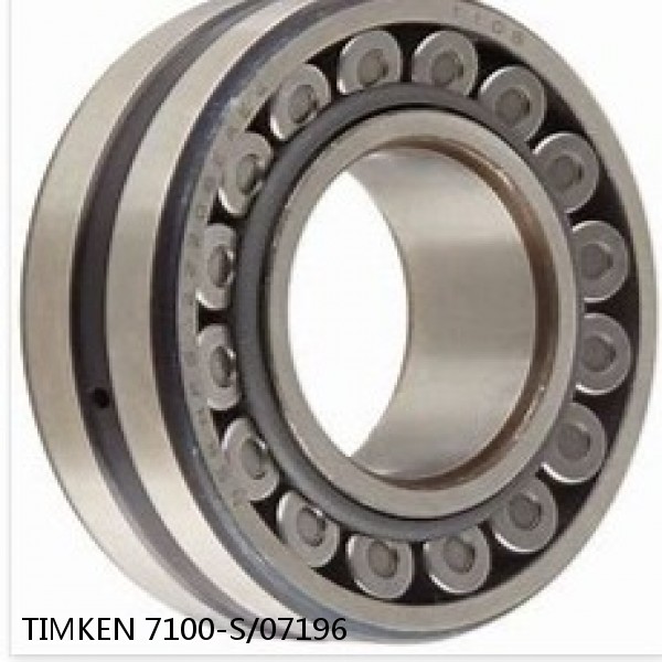 7100-S/07196 TIMKEN Spherical Roller Bearings Steel Cage #1 small image