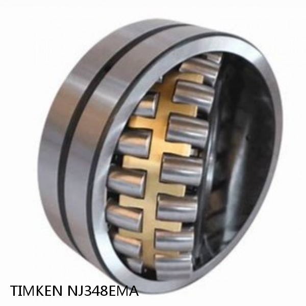 NJ348EMA TIMKEN Spherical Roller Bearings Brass Cage