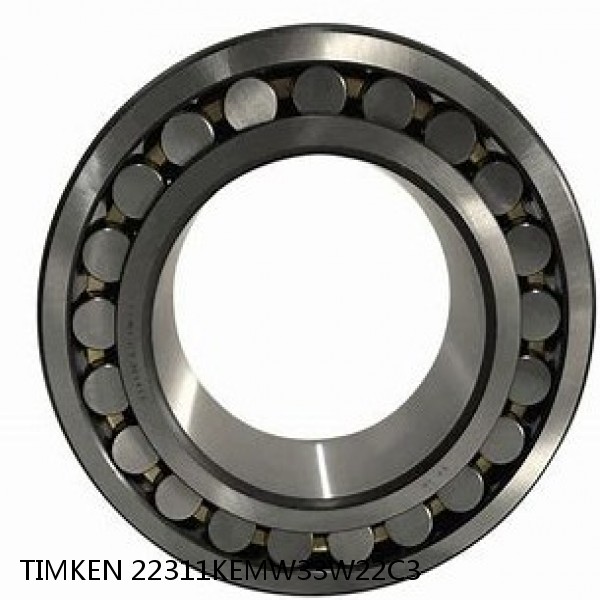 22311KEMW33W22C3 TIMKEN Spherical Roller Bearings Brass Cage #1 small image