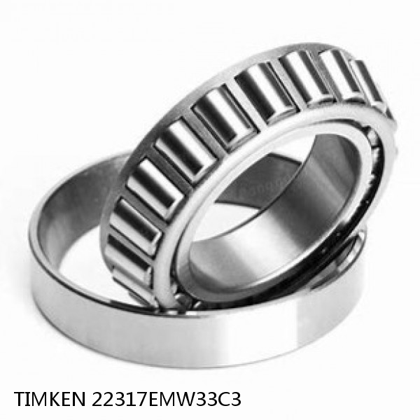 22317EMW33C3 TIMKEN Tapered Roller Bearings Tapered Single Metric #1 small image