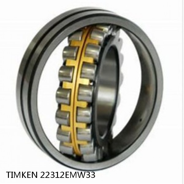 22312EMW33 TIMKEN Spherical Roller Bearings Brass Cage #1 image