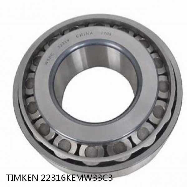 22316KEMW33C3 TIMKEN Tapered Roller Bearings Tapered Single Metric #1 image